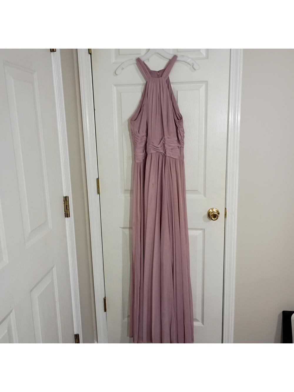 Ruched Maxi Dress (need cleaning)